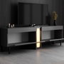 Hanah Home Nova Soporte para TV Antracita con Iluminación LED